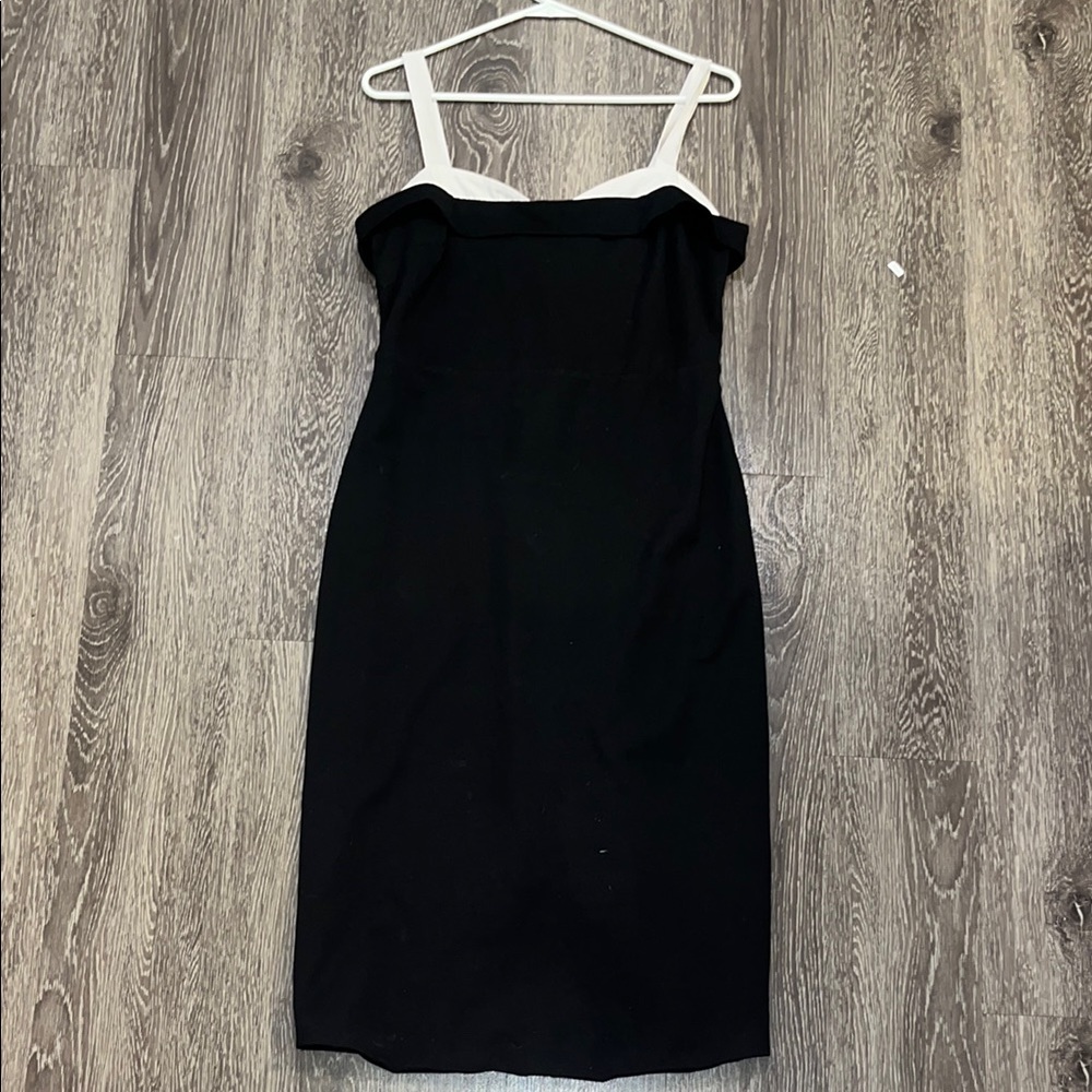 Sunday in Brooklyn Black and white Cocktail Dress